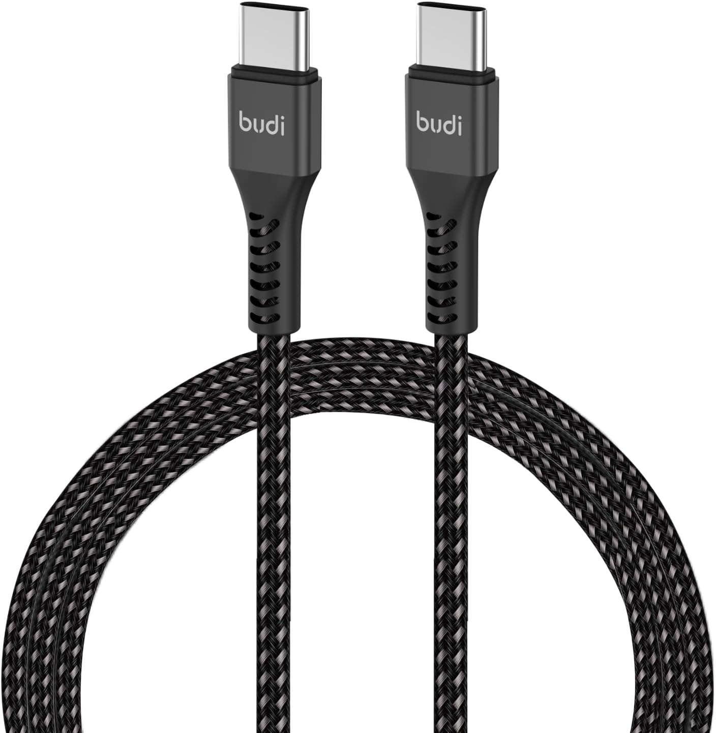 Budi 1m 65w Usb C-C Braided Cable